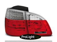 FEUX ARRIERE LED TAIL LIGHTS RED WHITE fits BMW E61 04-03.07 TOURING (la paire) [eclcdt_tec_LDBME0]