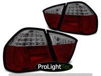 FEUX ARRIERE LED BAR TAIL LIGHTS RED SMOKE fits BMW E90 03.05-08.08 (la paire) [eclcdt_tec_LDBMF6]