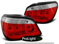 FEUX ARRIERE LED TAIL LIGHTS RED WHITE SEQ fits BMW E60 07.03-07 (la paire) [eclcdt_tec_LDBMG2]