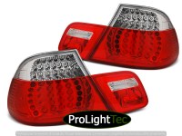 FEUX ARRIERE LED TAIL LIGHTS RED WHITE SEQ fits BMW E46 04.99-03.03 COUPE (la paire) [eclcdt_tec_LDBMH9]