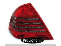 FEUX ARRIERE LED TAIL LIGHTS RED SMOKE fits MERCEDES Class C W203 SEDAN 00-04 (la paire) [eclcdt_tec_LDME60]