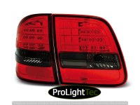 FEUX ARRIERE LED TAIL LIGHTS RED SMOKE fits MERCEDES W210 95-03.02 KOMBI (la paire) [eclcdt_tec_LDME90]