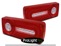 FEUX ARRIERE LED TAIL LIGHTS RED WHITE fits MERCEDES W463 G-KLASA 90-12 (la paire) [eclcdt_tec_LDMEA6]