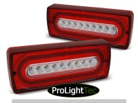 FEUX ARRIERE LED TAIL LIGHTS RED WHITE fits MERCEDES W463 G-KLASA 90-12 (la paire) [eclcdt_tec_LDMEB6]