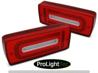 FEUX ARRIERE LED TAIL LIGHTS RED WHITE fits MERCEDES W463 G-CLASS 07-17 (la paire) [eclcdt_tec_LDMED2]