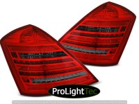 FEUX ARRIERE LED TAIL LIGHTS RED SMOKE SEQ W222 LOOK fits MERCEDES W221 Class S 05-09 (la paire) [eclcdt_tec_LDMEE2]