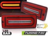 FEUX ARRIERE LED BAR TAIL LIGHTS RED WHITE fits MERCEDES W463 G-CLASS 90-18 (la paire) [eclcdt_tec_LDMEE9]