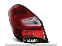 FEUX ARRIERE LED BAR TAIL LIGHTS RED WHIE fits SKODA FABIA 2 07-06.14 (la paire) [eclcdt_tec_LDSK06]