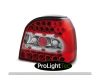 FEUX ARRIERE LED TAIL LIGHTS RED WHITE fits VW GOLF 3 09.91-08.97 (la paire) [eclcdt_tec_LDVW13]