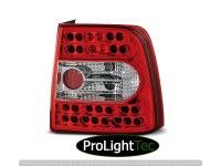 FEUX ARRIERE LED TAIL LIGHTS RED WHITE fits VW PASSAT B5 11.96-08.00 SEDAN (la paire) [eclcdt_tec_LDVW20]