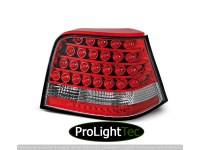 FEUX ARRIERE LED TAIL LIGHTS RED WHITE fits VW GOLF 4 09.97-09.03 (la paire) [eclcdt_tec_LDVW21]