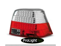 FEUX ARRIERE LED TAIL LIGHTS RED WHITE fits VW GOLF 4 09.97-09.03 (la paire) [eclcdt_tec_LDVW31]