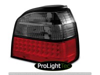 FEUX ARRIERE LED TAIL LIGHTS RED SMOKE fits VW GOLF 3 09.91-08.97 (la paire) [eclcdt_tec_LDVW36]
