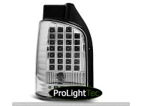 FEUX ARRIERE LED TAIL LIGHTS CHROME fits VW T5 04.03-09 (la paire) [eclcdt_tec_LDVW41]