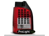 FEUX ARRIERE LED TAIL LIGHTS RED WHITE fits VW T5 04.03-09 (la paire) [eclcdt_tec_LDVW44]