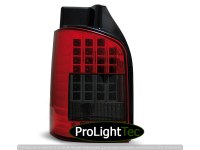 FEUX ARRIERE LED TAIL LIGHTS RED SMOKE fits VW T5 04.03-09 (la paire) [eclcdt_tec_LDVW45]