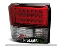 FEUX ARRIERE LED TAIL LIGHTS RED WHITE fits VW T4 90-03.03 (la paire) [eclcdt_tec_LDVW55]