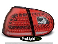 FEUX ARRIERE LED TAIL LIGHTS RED WHITE fits VW GOLF 5 10.03-09 (la paire) [eclcdt_tec_LDVW69]
