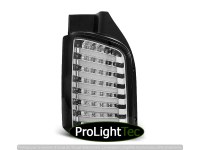 FEUX ARRIERE LED TAIL LIGHTS CHROME BLACK fits VW T5 04.03-09 / 10-15 (la paire) [eclcdt_tec_LDVW87]