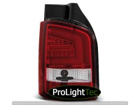 FEUX ARRIERE LED BAR TAIL LIGHTS RED WHIE fits VW T5 04.03-09 (la paire) [eclcdt_tec_LDVW93]