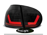 FEUX ARRIERE LED BAR TAIL LIGHTS BLACK fits VW GOLF 5 10.03-09 (la paire) [eclcdt_tec_LDVWB9]