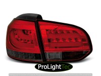 FEUX ARRIERE LED BAR TAIL LIGHTS RED SMOKE fits VW GOLF 6 10.08-12 (la paire) [eclcdt_tec_LDVWD0]