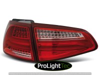 FEUX ARRIERE LED BAR TAIL LIGHTS RED WHIE fitss VW GOLF 7 13-17 (la paire) [eclcdt_tec_LDVWG4]