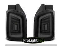 FEUX ARRIERE LED BAR TAIL LIGHTS SMOKE BLACK WHITE fits VW T5 04.03-09 / 10-15 (la paire) [eclcdt_tec_LDVWH5]