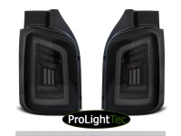 FEUX ARRIERE LED BAR TAIL LIGHTS SMOKE BLACK WHITE fits VW T5 04.03-09 / 10-15 TRANSPORTER (la paire) [eclcdt_tec_LDVWH7]