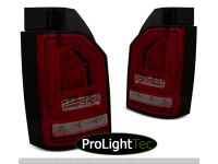 FEUX ARRIERE LED BAR TAIL LIGHTS RED SMOKE SEQ fits VW T6 15-19 OEM BULB (la paire) [eclcdt_tec_LDVWJ3]