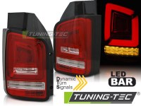 FEUX ARRIERE LED BAR TAIL LIGHTS RED WHITE SEQ fits VW T6 15-19 TR (la paire) [eclcdt_tec_LDVWK2]