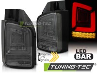 FEUX ARRIERE LED BAR TAIL LIGHTS SMOKE SEQ fits VW T6 15-19 TR (la paire) [eclcdt_tec_LDVWK4]
