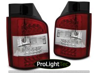 FEUX ARRIERE LED TAIL LIGHTS RED WHITE fits VW T5 04.03-09 TRASNPORTER (la paire) [eclcdt_tec_LDVWK6]