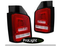 FEUX ARRIERE LED BAR TAIL LIGHTS RED WHIE SEQ fits VW T5 04.03-09 (la paire) [eclcdt_tec_LDVWL1]