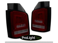 FEUX ARRIERE LED BAR TAIL LIGHTS RED SMOKE SEQ fits VW T5 04.03-09 (la paire) [eclcdt_tec_LDVWL2]