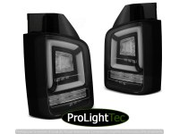 FEUX ARRIERE LED BAR TAIL LIGHTS BLACK SEQ fits VW T5 04.03-09 (la paire) [eclcdt_tec_LDVWL4]