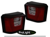 FEUX ARRIERE LED BAR TAIL LIGHTS RED SMOKE fits VW T4 90-03.03 (la paire) [eclcdt_tec_LDVWM1]