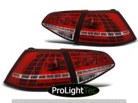 FEUX ARRIERE LED TAIL LIGHTS SPORT RED WHITE SEQ fits VW GOLF 7 13-17 (la paire) [eclcdt_tec_LDVWM3]