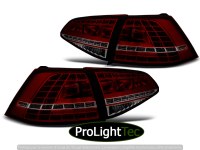 FEUX ARRIERE LED TAIL LIGHTS SPORT RED SMOKE SEQ fits VW GOLF 7 13-17 (la paire) [eclcdt_tec_LDVWM4]