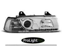 PHARES HEADLIGHTS DAYLIGHT CHROME fits BMW E36 12.90-08.99 (la paire) [eclcdt_tec_LPBM51]