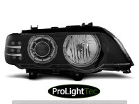 PHARES XENON HEADLIGHTS ANGEL EYES BLACK LED INDICATOR fits BMW X5 E53 09.99-10.03 (la paire) [eclcdt_tec_LPBM88]