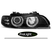 PHARES HEADLIGHTS ANGEL EYES BLACK LED INDICATOR BMW E39 09.95-06.03 (la paire) [eclcdt_tec_LPBMA6]
