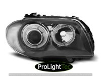 PHARES HEADLIGHTS ANGEL EYES GRAY fits BMW 1 E87/E81/82/88 04-11 (la paire) [eclcdt_tec_LPBMD6]