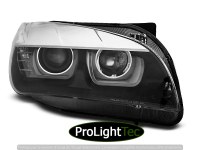 PHARES XENON HEADLIGHTS U-LED LIGHT BLACK fits BMW X1 E84 08.12-01.14  (la paire) [eclcdt_tec_LPBME6]