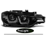 PHARES XENON HEADLIGHTS U-LED LIGHT BLACK fits BMW F30/F31 10.11 - 05.15 (la paire) [eclcdt_tec_LPBMF4]