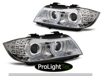PHARES XENON HEADLIGHTS LED DRL CHROME AFS fits BMW E90/E91 09-11 (la paire) [eclcdt_tec_LPBMM9]