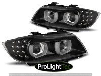 PHARES XENON HEADLIGHTS LED DRL BLACK AFS fits BMW E90/E91 09-11 (la paire) [eclcdt_tec_LPBMN0]