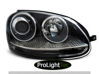 PHARES HEADLIGHTS SPORT BLACK fits VW GOLF 5 10.03-09 (la paire) [eclcdt_tec_LPVW20]