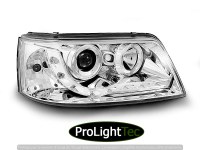 PHARES HEADLIGHTS DAYLIGHT CHROME fits VW T5 04.03-08.09 (la paire) [eclcdt_tec_LPVW23]