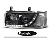 PHARES HEADLIGHTS DAYLIGHT BLACK fits VW T4 90-03.03 TRANSPORTER (la paire) [eclcdt_tec_LPVW84]